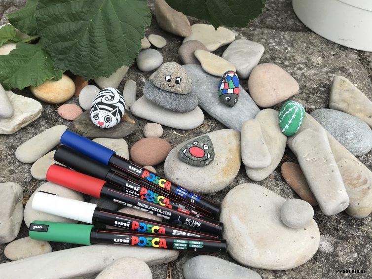 Måla stenar med POSCA-pennor